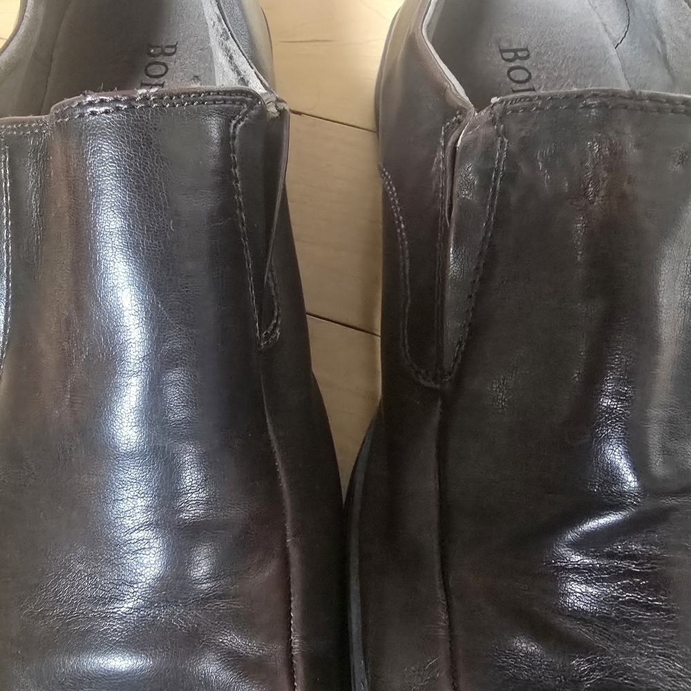 Boconi Men's Dark Brown Leather Loafers